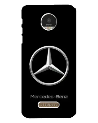 Чехол для Motorola MOTO Z с картинкой «Mercedes Silver Logo»