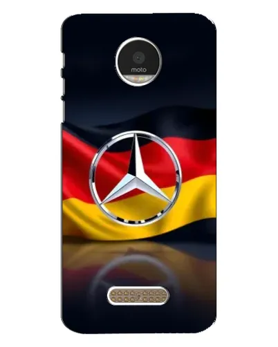 Чехол для Motorola MOTO Z с картинкой «Mercedes — флаг Германии»