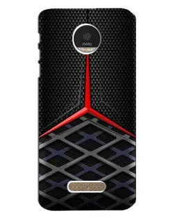 Чехол для Motorola MOTO Z с картинкой «Mercedes Carbon Grid»