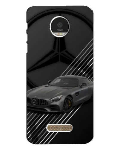 Чехол для Motorola MOTO Z с картинкой «Mercedes AMG — графика»