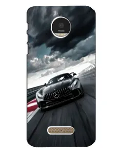 Чехол для Motorola MOTO Z с картинкой «Гоночный Mercedes AMG»