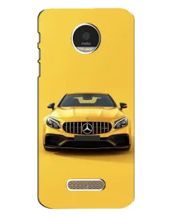 Чехол для Motorola MOTO Z с картинкой «Желтый Mercedes GT»
