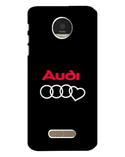 Чехол для Motorola MOTO Z с картинкой «Логотип Audi Heart»