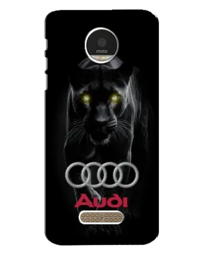 Чехол для Motorola MOTO Z с картинкой «Пантера и Audi»