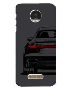 Чехол для Motorola MOTO Z с картинкой «Задняя часть Audi — арт»