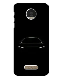 Чехол для Motorola MOTO Z с картинкой «Взгляд Audi в темноте»