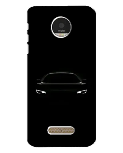 Чехол для Motorola MOTO Z с картинкой «Взгляд Audi в темноте»