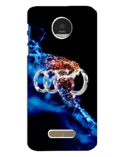 Чехол для Motorola MOTO Z с картинкой «Энергия лого Audi»