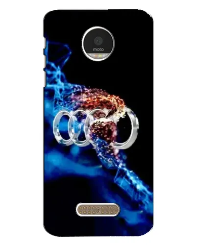 Чехол для Motorola MOTO Z с картинкой «Энергия лого Audi»