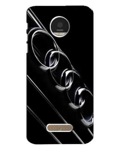 Чехол для Motorola MOTO Z с картинкой «Audi — абстрактные кольца»
