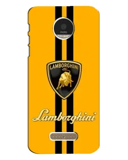 Чехол для Motorola MOTO Z с картинкой «Lamborghini Stripe желтый» Чехол для Motorola MOTO Z с картинкой «Lamborghini Stripe желтый»