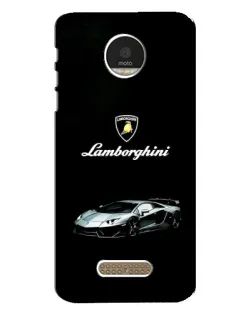 Чехол для Motorola MOTO Z с картинкой «Логотип Lamborghini классика»