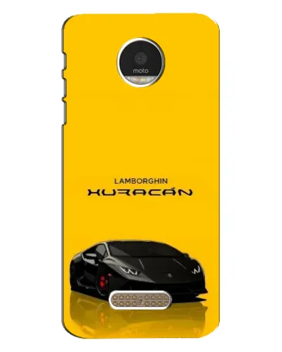 Чехол для Motorola MOTO Z с картинкой «Lamborghini Huracan черный»
