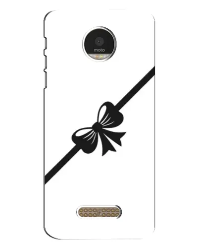 Чехол для Motorola MOTO Z с картинкой «Диагональный бант»