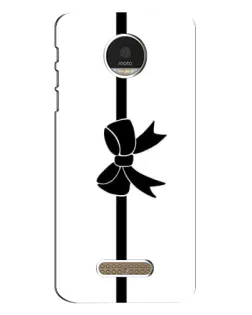 Чехол для Motorola MOTO Z с картинкой «Вертикальный бант»