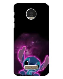 Чехол для Motorola MOTO Z с картинкой «Неоновый Stitch»