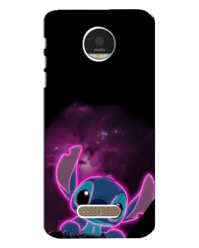 Чехол для Motorola MOTO Z с картинкой «Неоновый Stitch»