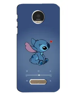 Чехол для Motorola MOTO Z с картинкой «Музыкальный Stitch»