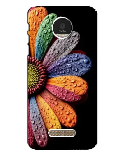 Чехол для Motorola MOTO Z с картинкой «Радужный цветок»