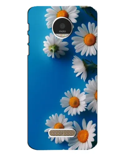 Чехол для Motorola MOTO Z с картинкой «Белоснежные маргаритки»