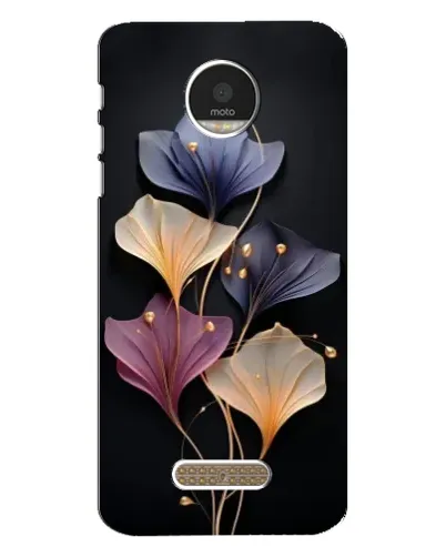 Чехол для Motorola MOTO Z с картинкой «Лиловые цветы грации»