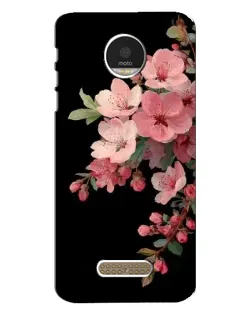 Чехол для Motorola MOTO Z с картинкой «Розовая ветка сакуры»