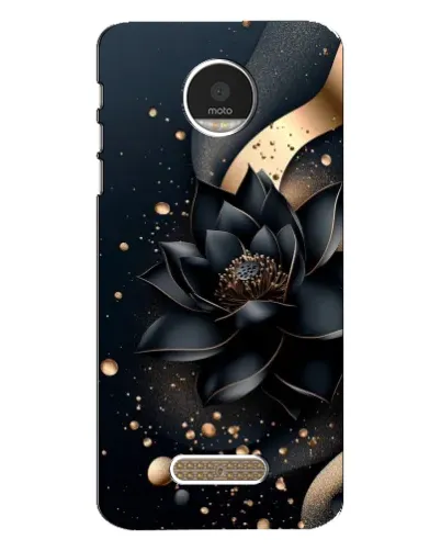 Чехол для Motorola MOTO Z с картинкой «Черный лотос»