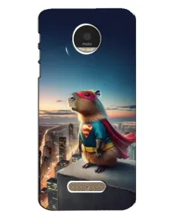 Чехол для Motorola MOTO Z с картинкой «Капи-мен супергерой»