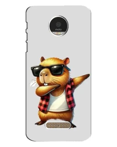 Чехол для Motorola MOTO Z с картинкой «Капибара рэпер даб» Чехол для Motorola MOTO Z с картинкой «Капибара рэпер даб»