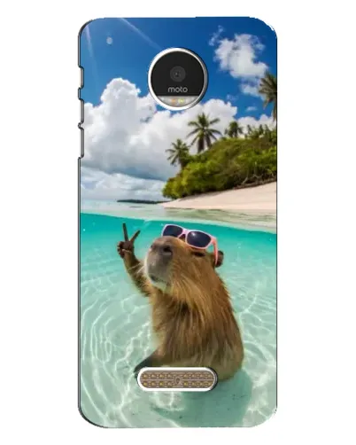 Чехол для Motorola MOTO Z с картинкой «Капибара на море» Чехол для Motorola MOTO Z с картинкой «Капибара на море»
