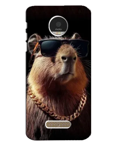 Чехол для Motorola MOTO Z с картинкой «Капибара золотая цепь» Чехол для Motorola MOTO Z с картинкой «Капибара золотая цепь»