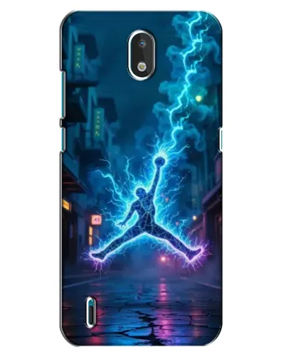 Чехол для Nokia 1.3 с картинкой «Jordan Gold Jumpman»
