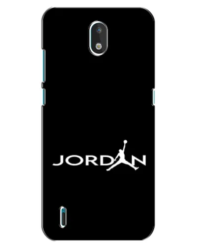 Чехол для Nokia 1.3 с картинкой «Jordan White Logo»