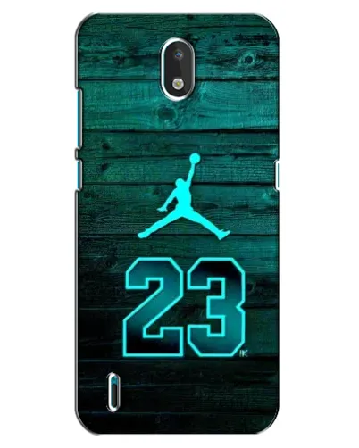 Чехол для Nokia 1.3 с картинкой «Jordan Cyan 23»