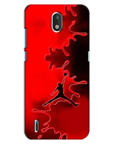 Чехол для Nokia 1.3 с картинкой «Jordan Red Smoke»