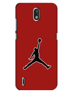 Чехол для Nokia 1.3 с картинкой «Jordan Red Back»