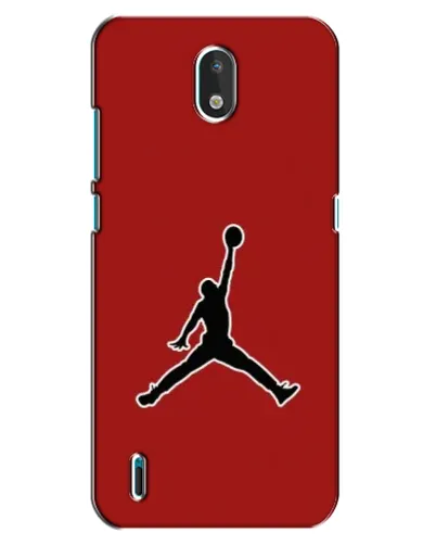 Чехол для Nokia 1.3 с картинкой «Jordan Red Back»