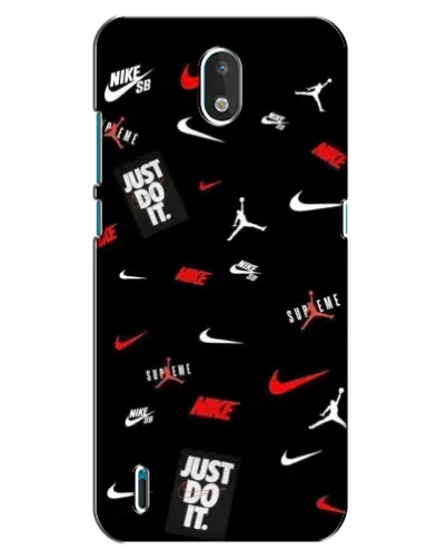 Чехол для Nokia 1.3 с картинкой «Nike Mix Pattern»