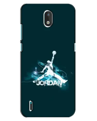 Чехол для Nokia 1.3 с картинкой «Jordan Blue Fire»
