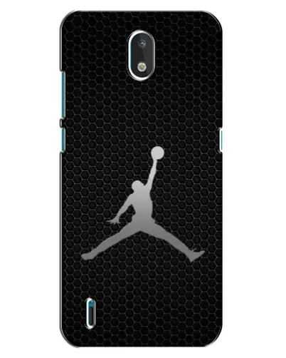 Чехол для Nokia 1.3 с картинкой «Jordan Dark Carbon»