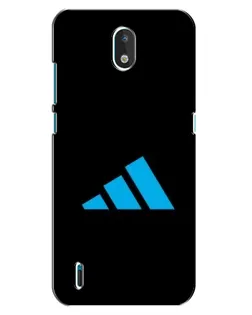 Чехол для Nokia 1.3 с картинкой «Adidas Cyan Logo»