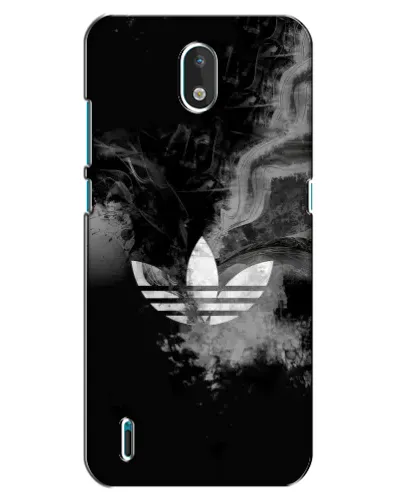 Чехол для Nokia 1.3 с картинкой «Абстрактный дым Adidas»