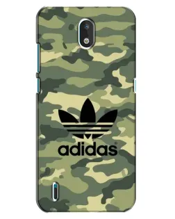 Чехол для Nokia 1.3 с картинкой «Милитари стиль Adidas»