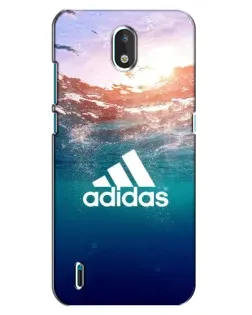 Чехол для Nokia 1.3 с картинкой «Океанская глубина адидас»