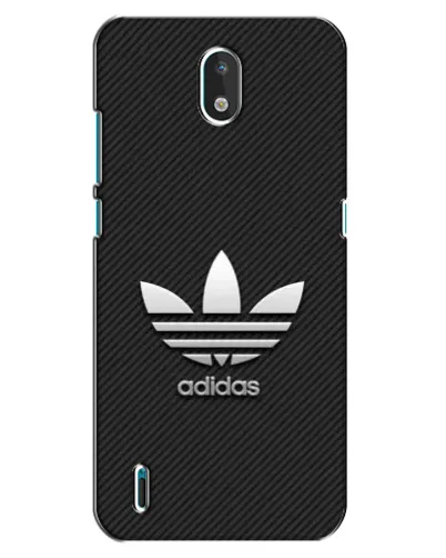 Чехол для Nokia 1.3 с картинкой «Adidas Карбоновая текстура»