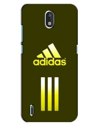 Чехол для Nokia 1.3 с картинкой «Оливковый градиент Adidas»