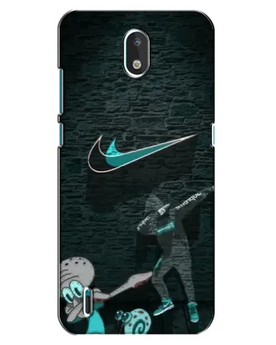 Чехол для Nokia 1.3 с картинкой «Спортивный арт Nike»