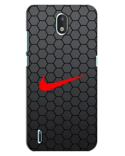 Чехол для Nokia 1.3 с картинкой «Nike — карбоновая сетка»