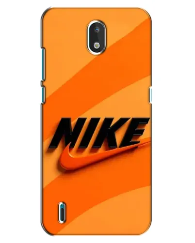 Чехол для Nokia 1.3 с картинкой «Оранжевый драйв Nike»