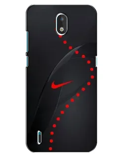 Чехол для Nokia 1.3 с картинкой «Абстрактный дизайн Nike»